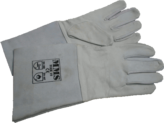 Welders Gloves Chrome Leather MMS Size 10